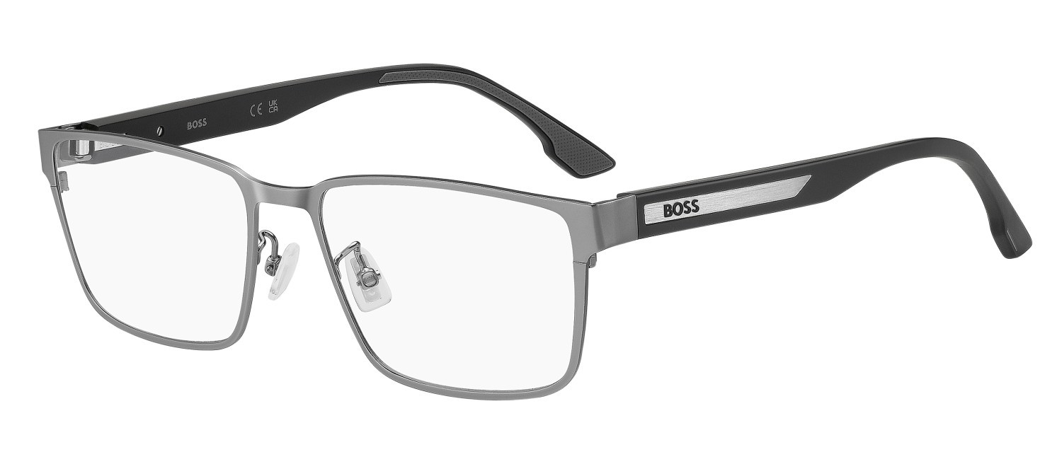 Occhiali da vista Hugo Boss 1912/G 111785 R81 colore matte ruthenium forma rettangolare 