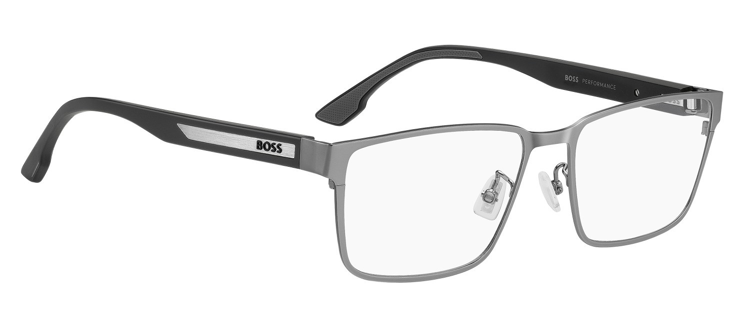 Occhiali da vista Hugo Boss 1912/G 111785 R81 colore matte ruthenium forma rettangolare 