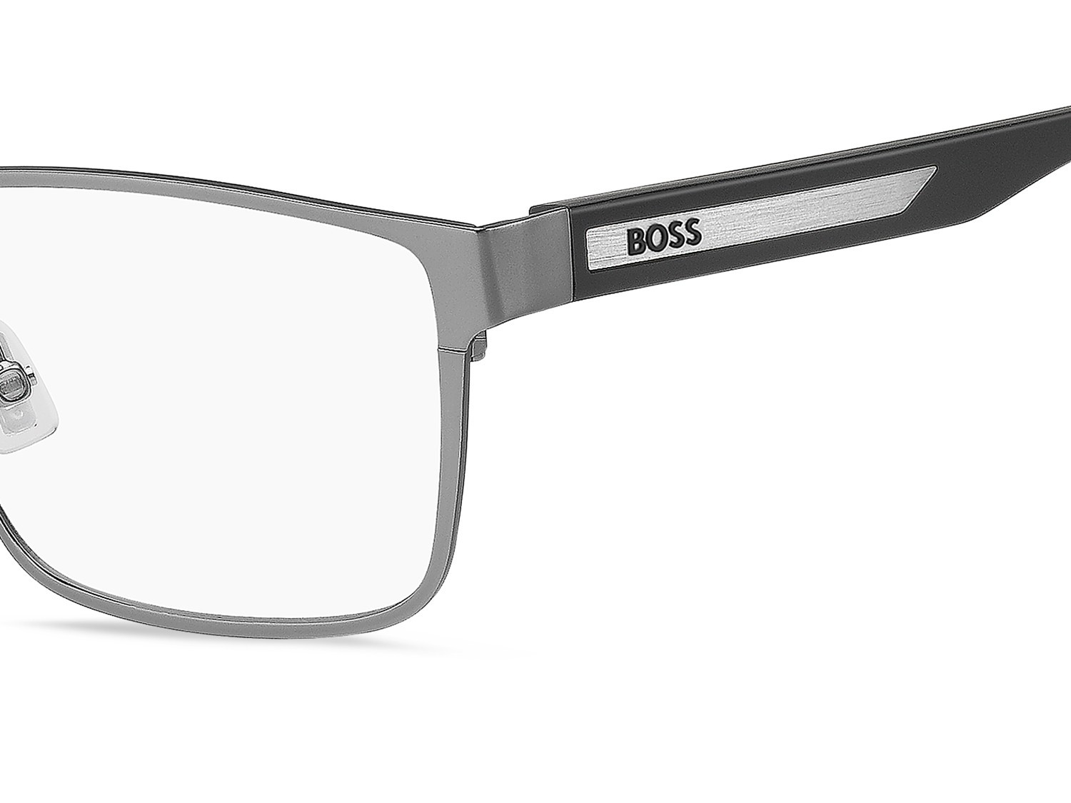 Occhiali da vista Hugo Boss 1912/G 111785 R81 colore matte ruthenium forma rettangolare 