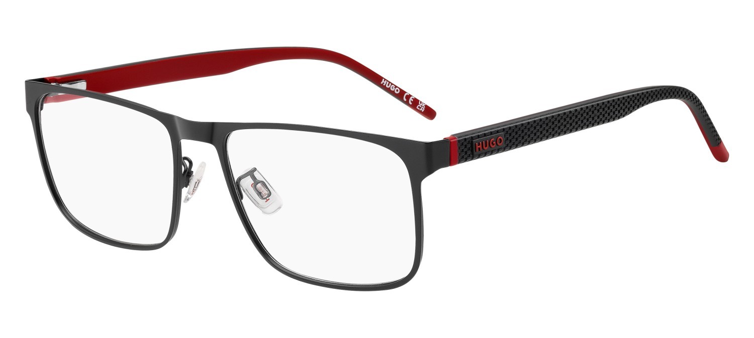 Eyeglasses Hugo Hg 1396/G 111788 003 color matte black shape rectangle 