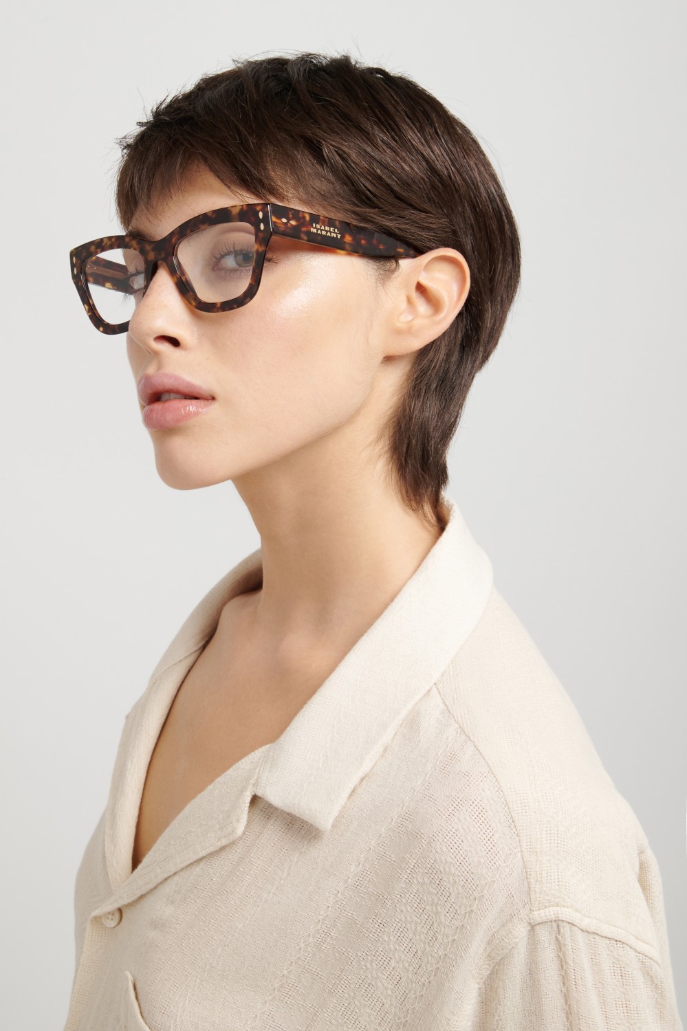 Eyeglasses Isabel Marant Im 0254 111792 086 color havana shape cat eye 
