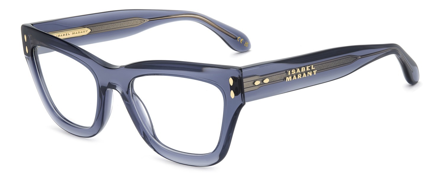 Eyeglasses Isabel Marant Im 0254 111792 PJP color blue shape cat eye 