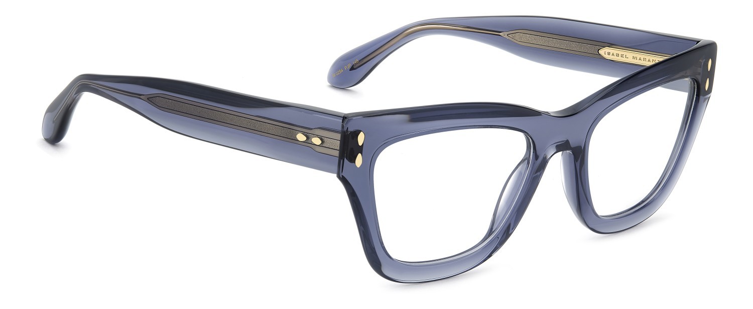 Eyeglasses Isabel Marant Im 0254 111792 PJP color blue shape cat eye 