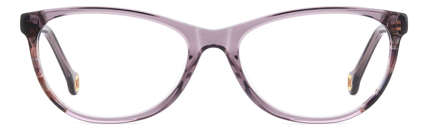 Eyeglasses Carolina Herrera Her 0393 111795 0T7 color plum shape oval 