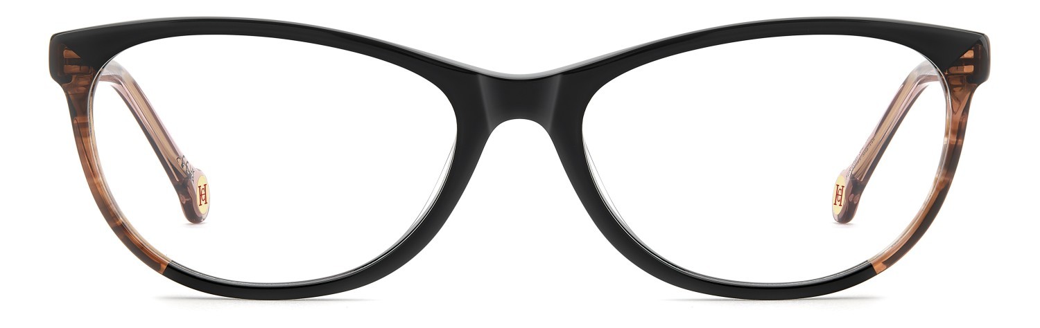Eyeglasses Carolina Herrera Her 0393 111795 3H2 color black pink shape oval 