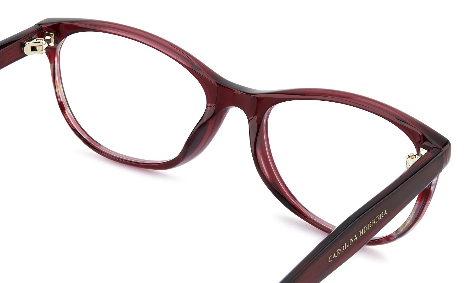 Occhiali da vista Carolina Herrera Her 0393 111795 LHF colore burgundy 2 forma ovale 