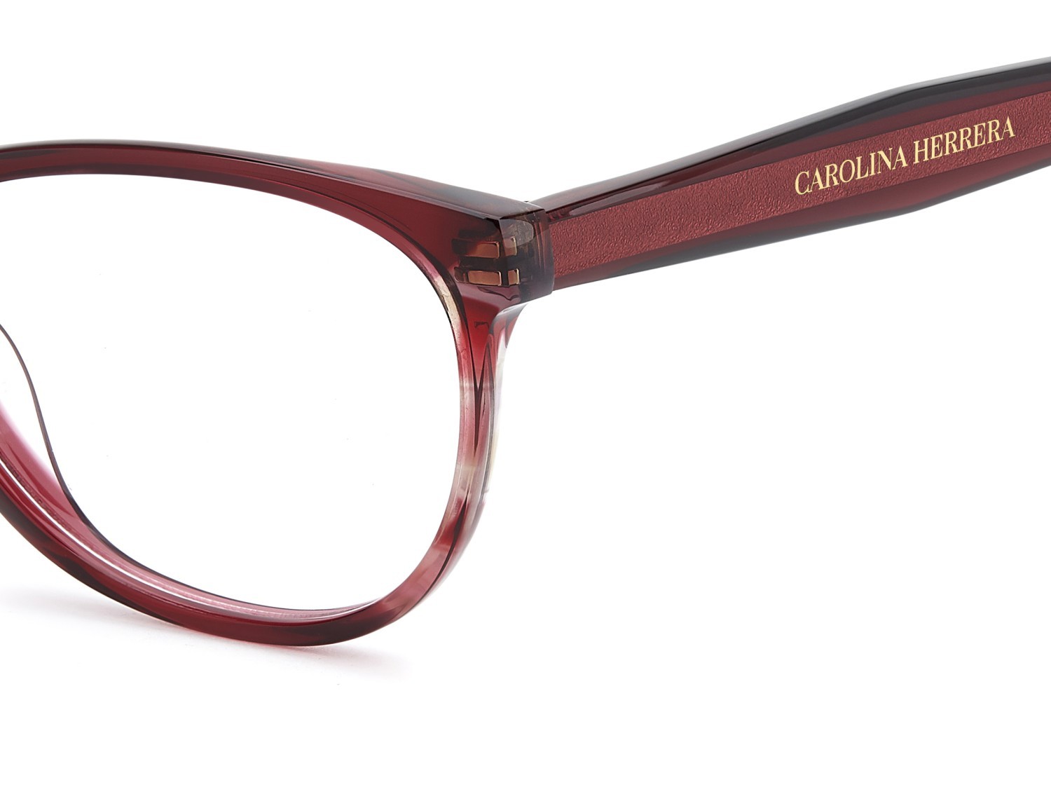 Occhiali da vista Carolina Herrera Her 0393 111795 LHF colore burgundy 2 forma ovale 