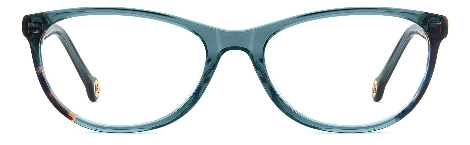Occhiali da vista Carolina Herrera Her 0393 111795 ZI9 colore teal forma ovale 