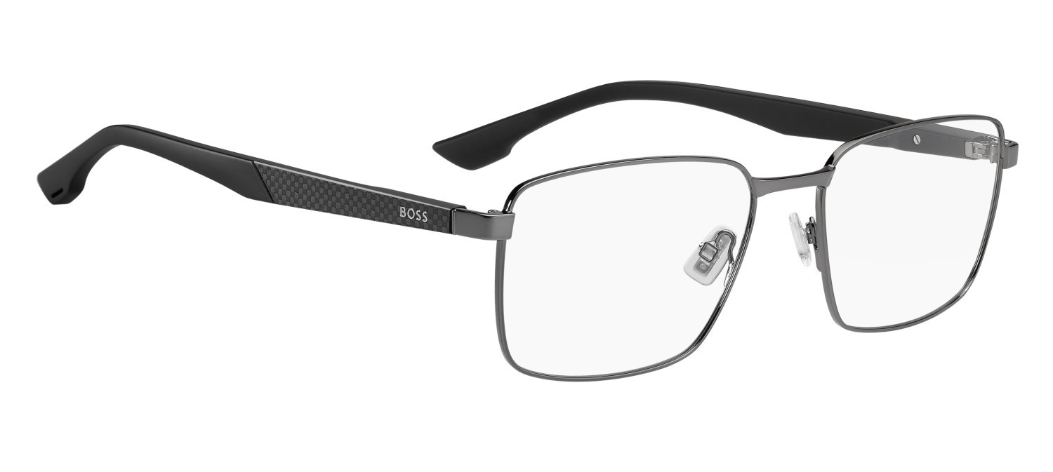 Eyeglasses Hugo Boss 1916 111796 KJ1 color dark ruthenium shape rectangle 
