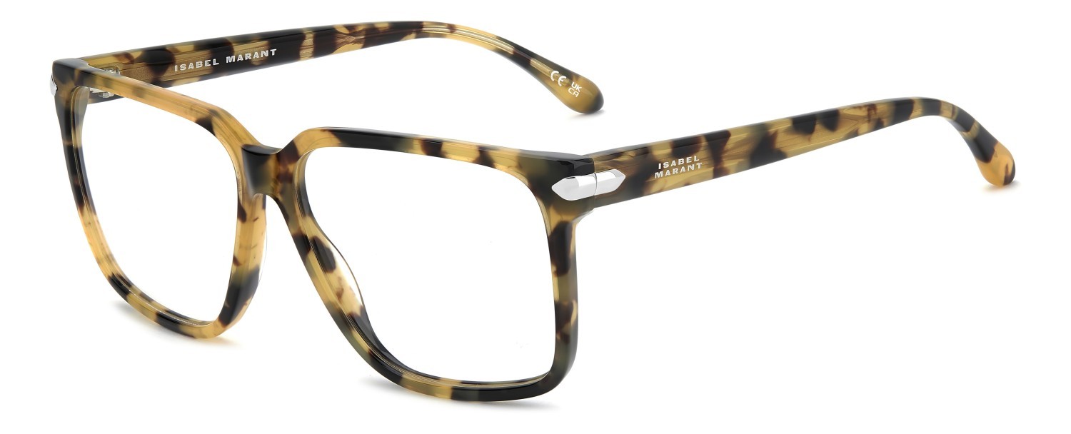 Eyeglasses Isabel Marant Im 0266 111801 EPZ color yellow havana shape square 