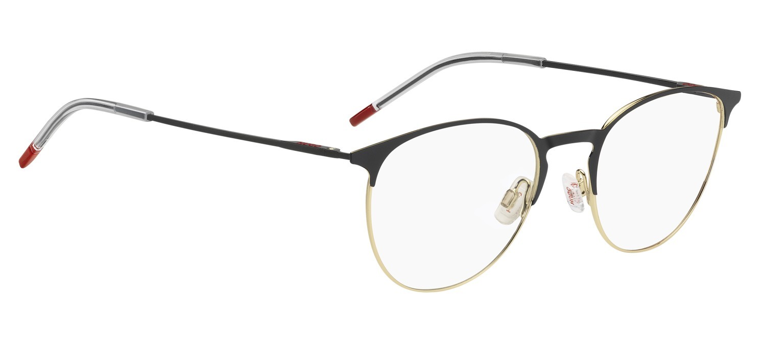 Eyeglasses Hugo Hg 1408 111804 2M2 color black gold shape pantos 