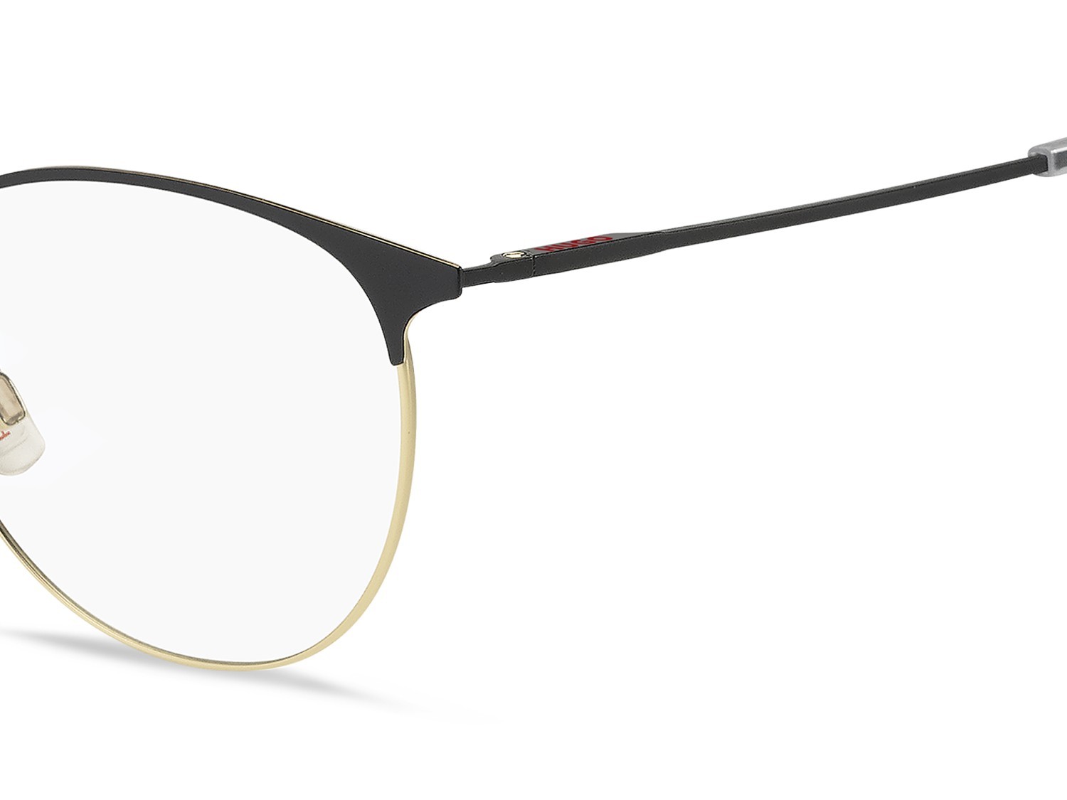Eyeglasses Hugo Hg 1408 111804 2M2 color black gold shape pantos 