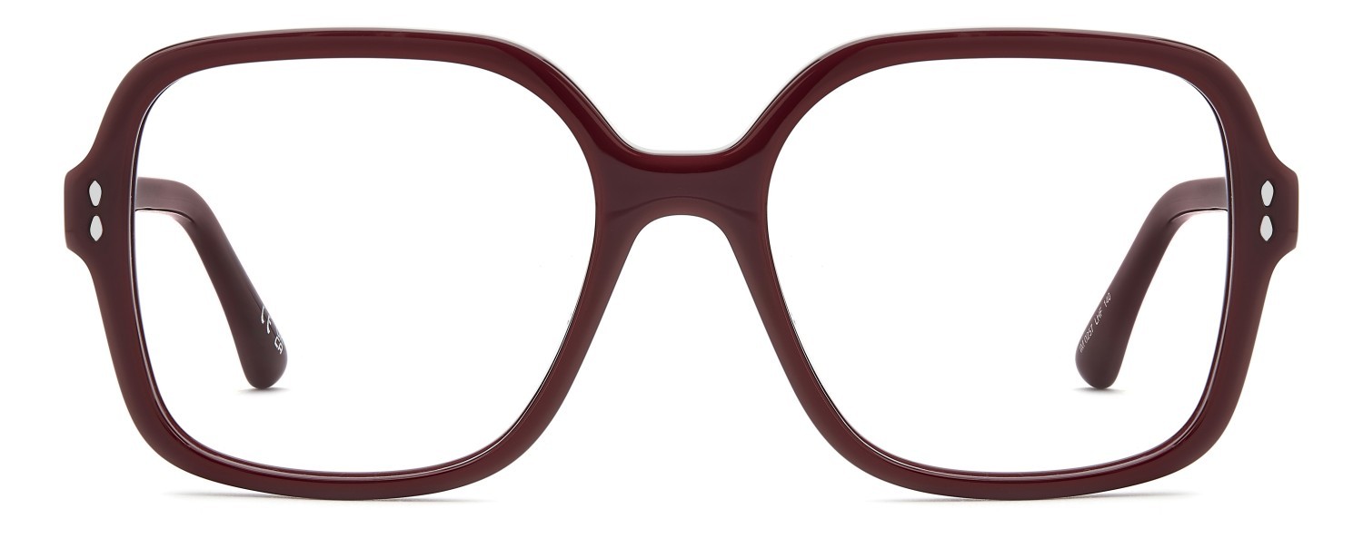 Eyeglasses Isabel Marant Im 0257 111806 LHF color burgundy 2 shape square 