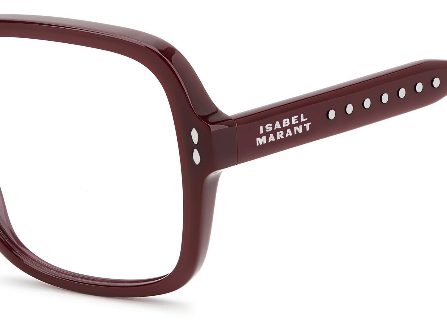 Eyeglasses Isabel Marant Im 0257 111806 LHF color burgundy 2 shape square 