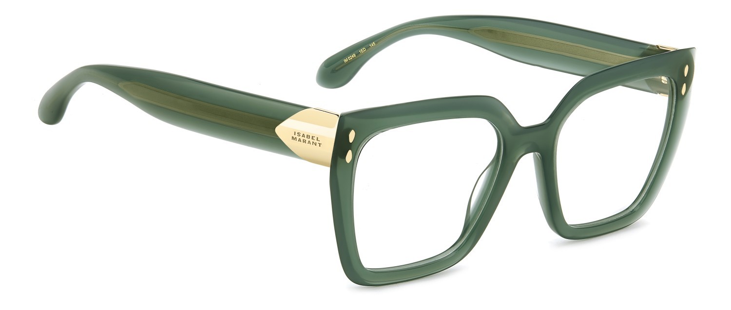 Eyeglasses Isabel Marant Im 0249 111807 1ED color green shape cat eye 