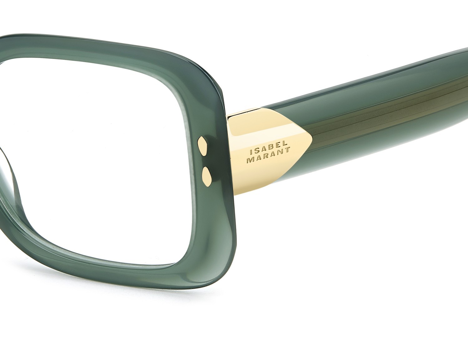 Eyeglasses Isabel Marant Im 0250 111808 1ED color green shape rectangle 