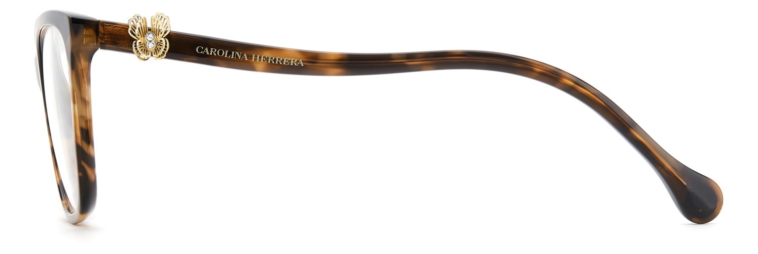 Occhiali da vista Carolina Herrera Her 0395/G 111809 086 colore havana forma cat eye 
