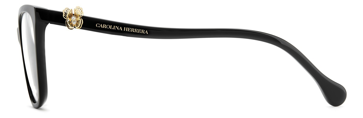 Occhiali da vista Carolina Herrera Her 0395/G 111809 807 colore black forma cat eye 
