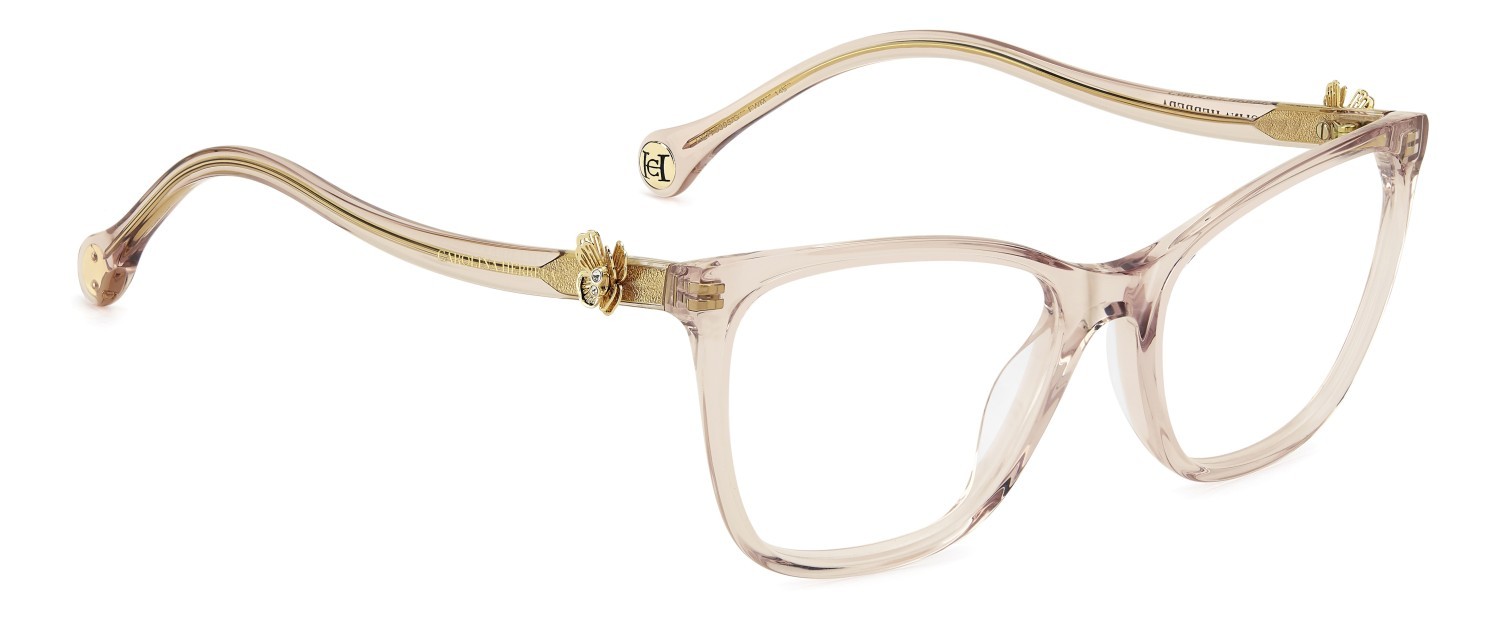Eyeglasses Carolina Herrera Her 0395/G 111809 FWM color nude shape cat eye 