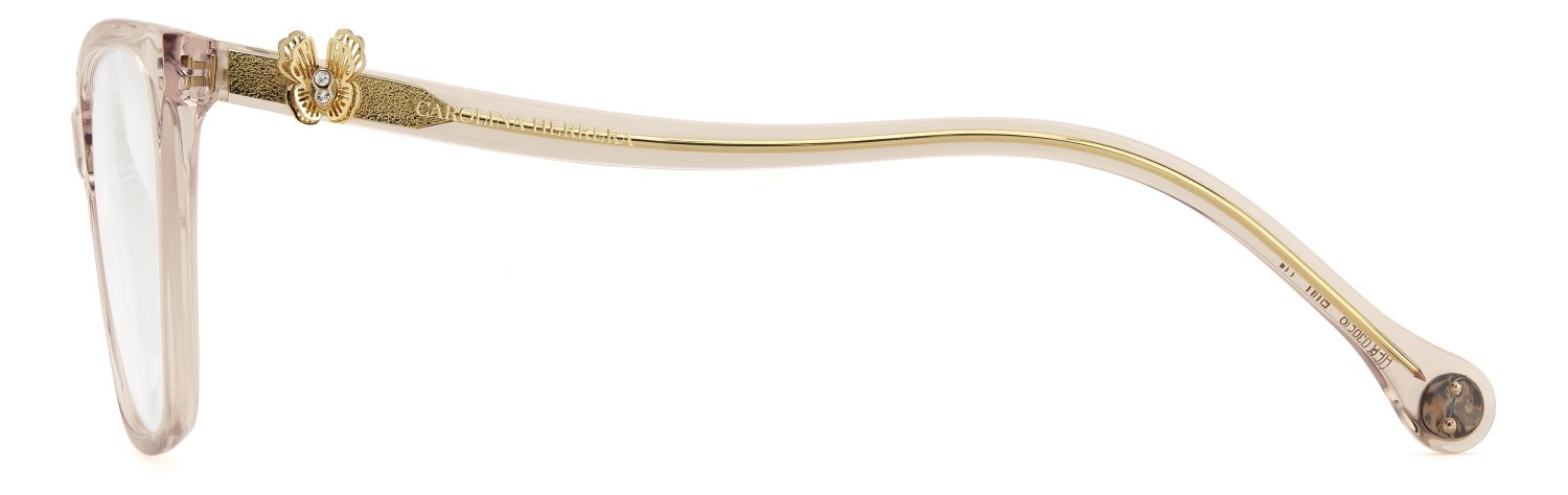Eyeglasses Carolina Herrera Her 0395/G 111809 FWM color nude shape cat eye 