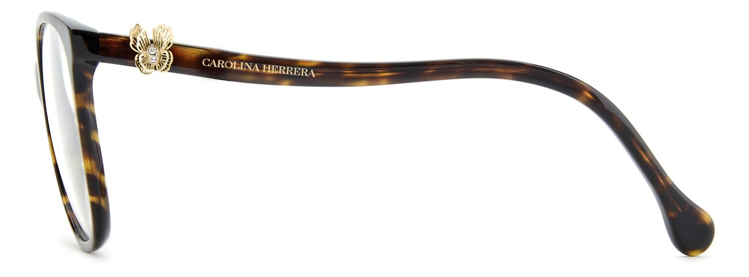 Eyeglasses Carolina Herrera Her 0396 111810 086 color havana shape square 