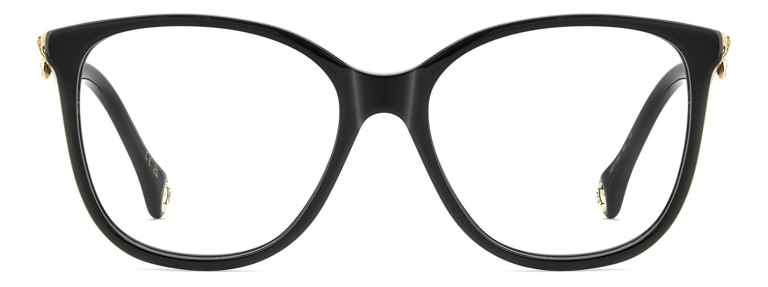 Occhiali da vista Carolina Herrera Her 0396 111810 807 colore black forma quadrato 
