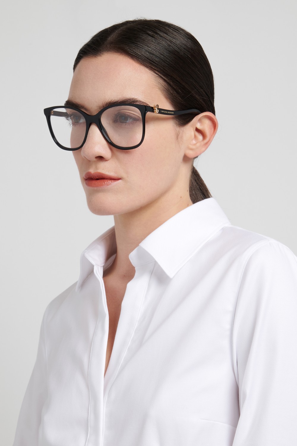 Occhiali da vista Carolina Herrera Her 0396 111810 807 colore black forma quadrato 