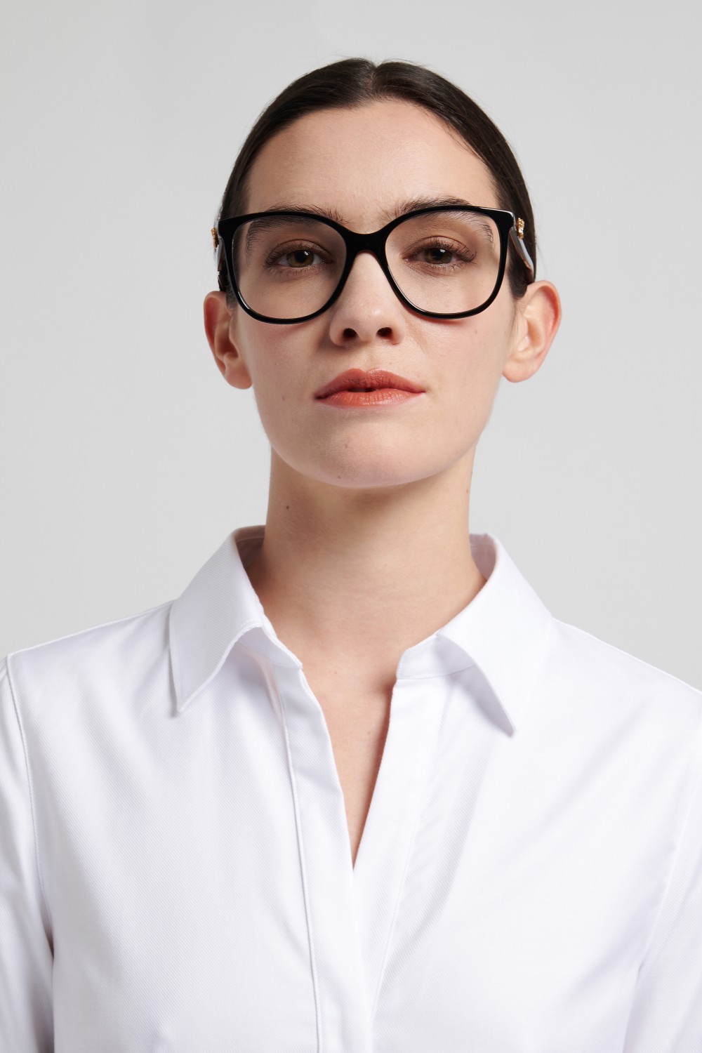 Occhiali da vista Carolina Herrera Her 0396 111810 807 colore black forma quadrato 