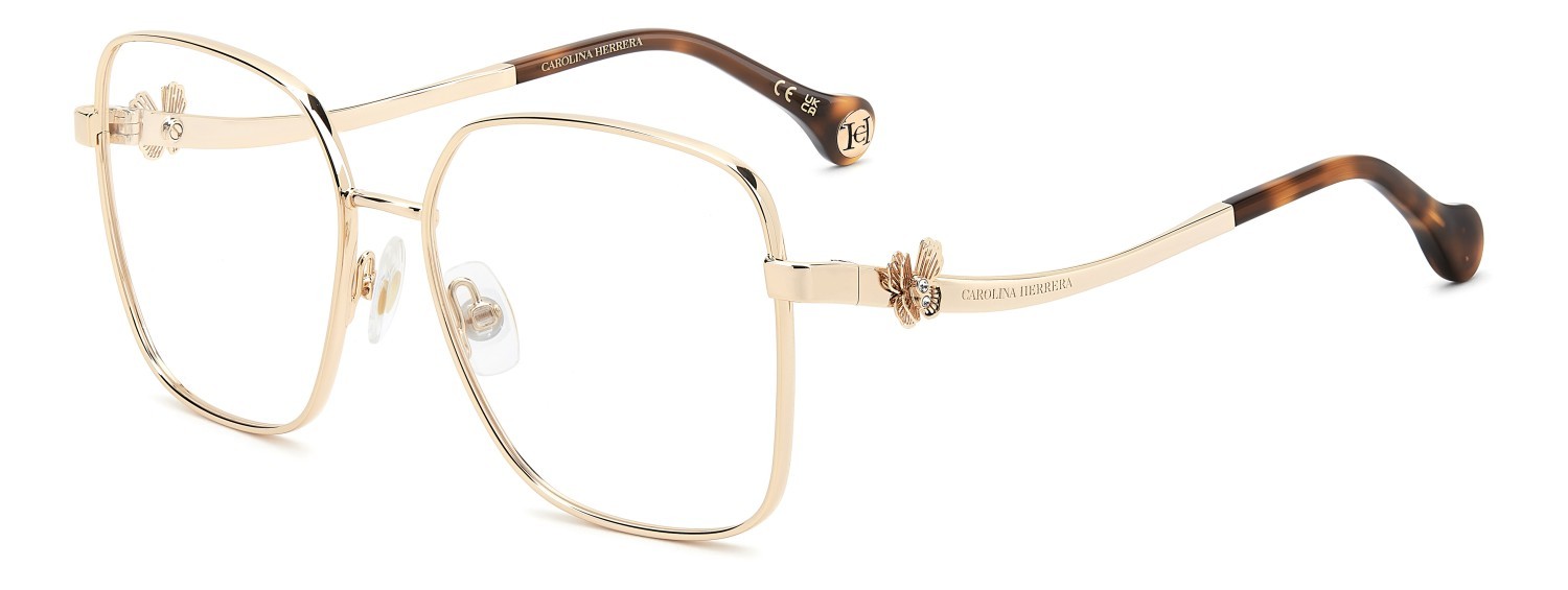 Occhiali da vista Carolina Herrera Her 0397 111811 000 colore rose gold forma quadrato 