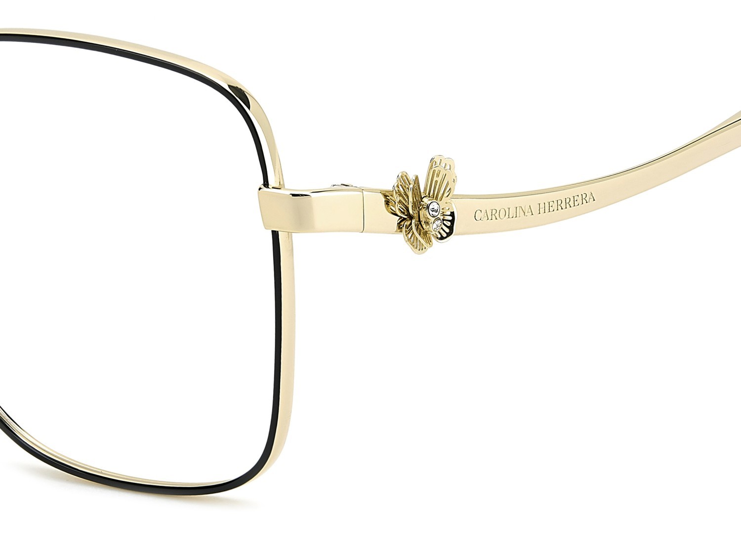 Occhiali da vista Carolina Herrera Her 0397 111811 RHL colore gold black 2 forma quadrato 