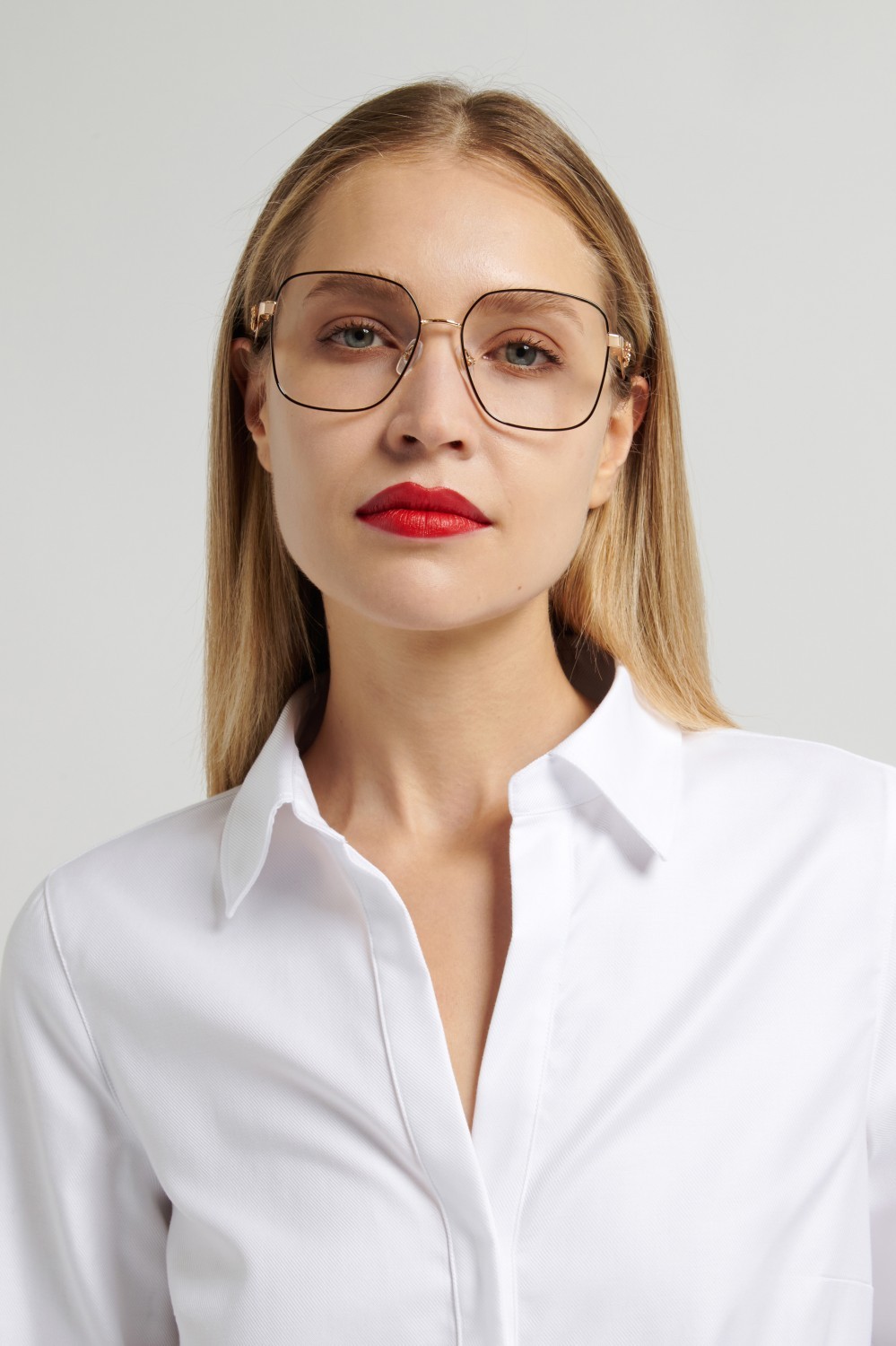 Occhiali da vista Carolina Herrera Her 0397 111811 RHL colore gold black 2 forma quadrato 