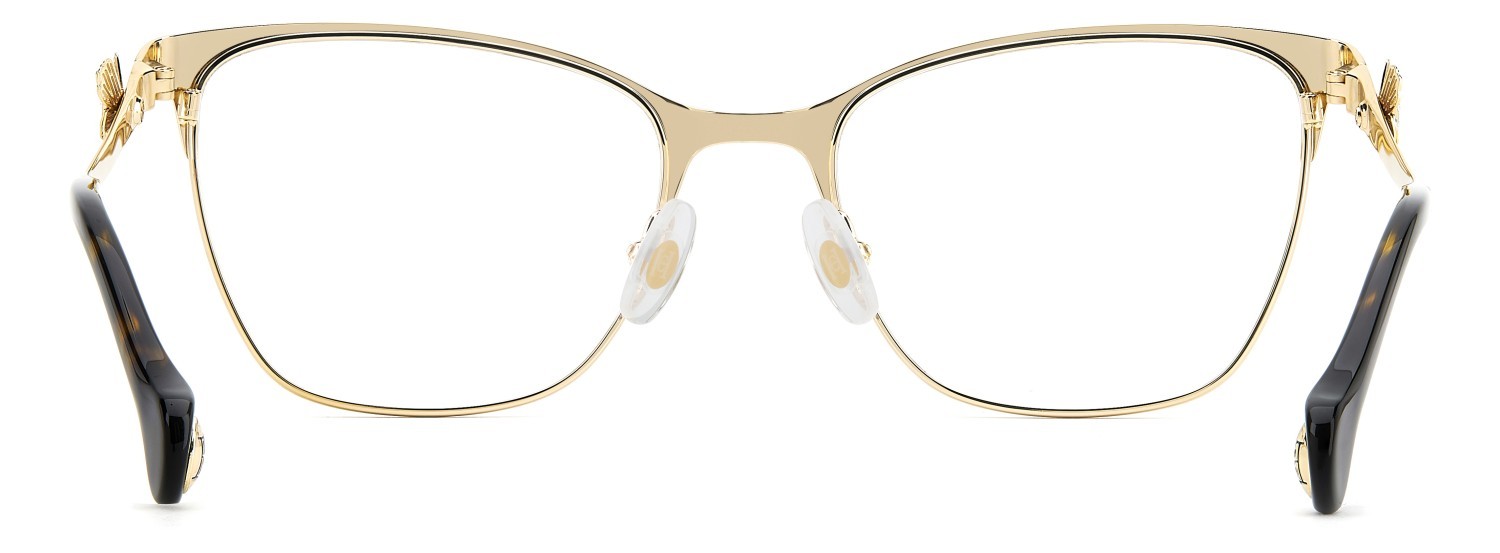 Occhiali da vista Carolina Herrera Her 0398 111812 6K3 colore burgundy gold forma cat eye 