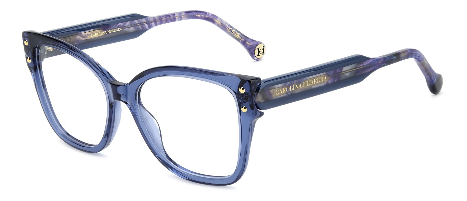 Eyeglasses Carolina Herrera Her 0368 111814 PJP color blue shape square 