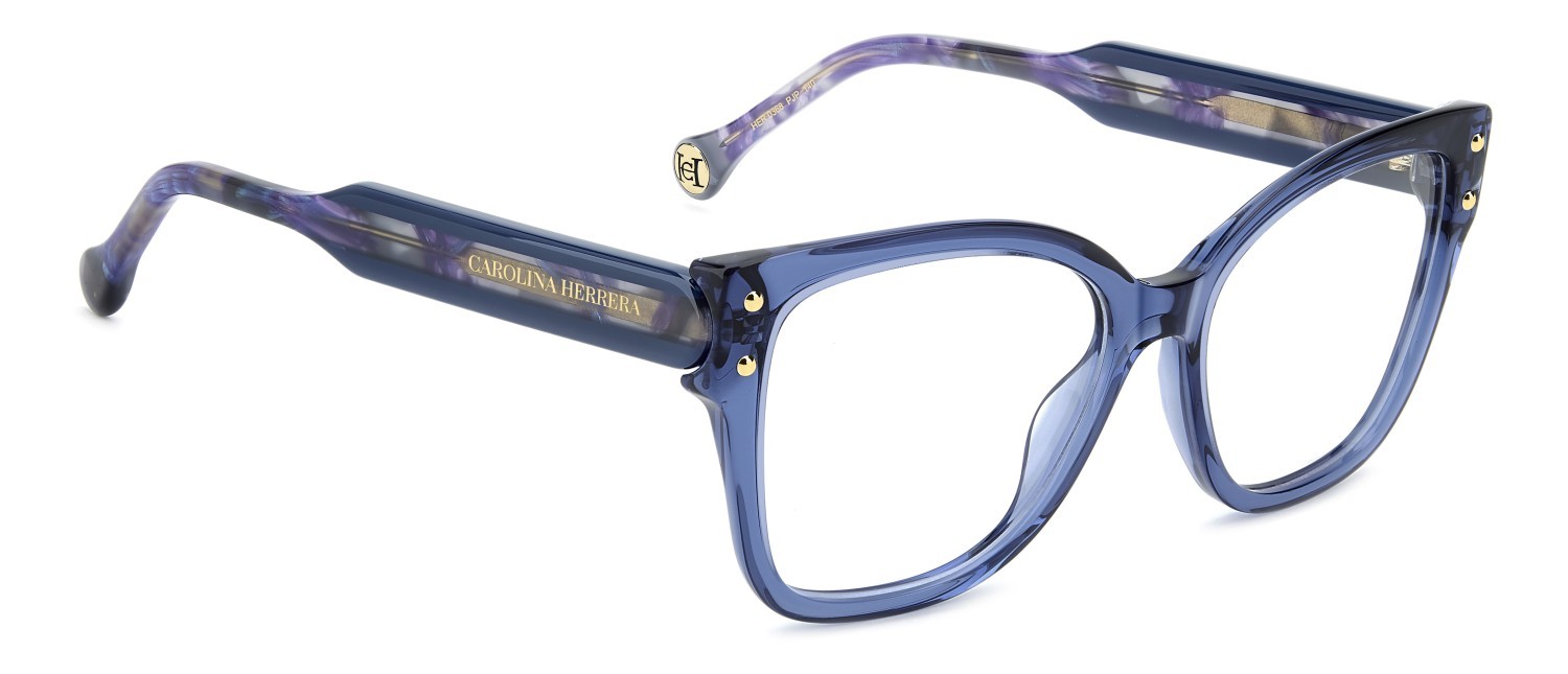 Eyeglasses Carolina Herrera Her 0368 111814 PJP color blue shape square 
