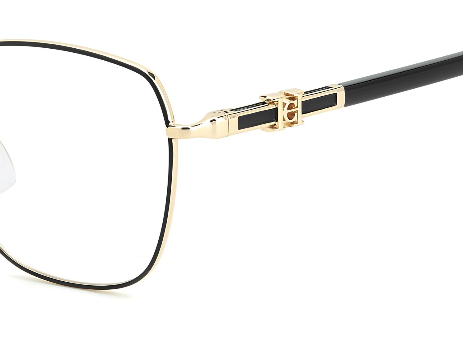 Eyeglasses Carolina Herrera Her 0383 111815 RHL color gold black 2 shape square 