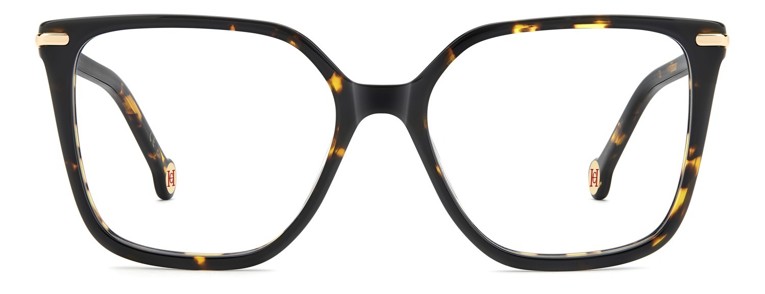 Eyeglasses Carolina Herrera Her 0382 111816 086 color havana shape square 
