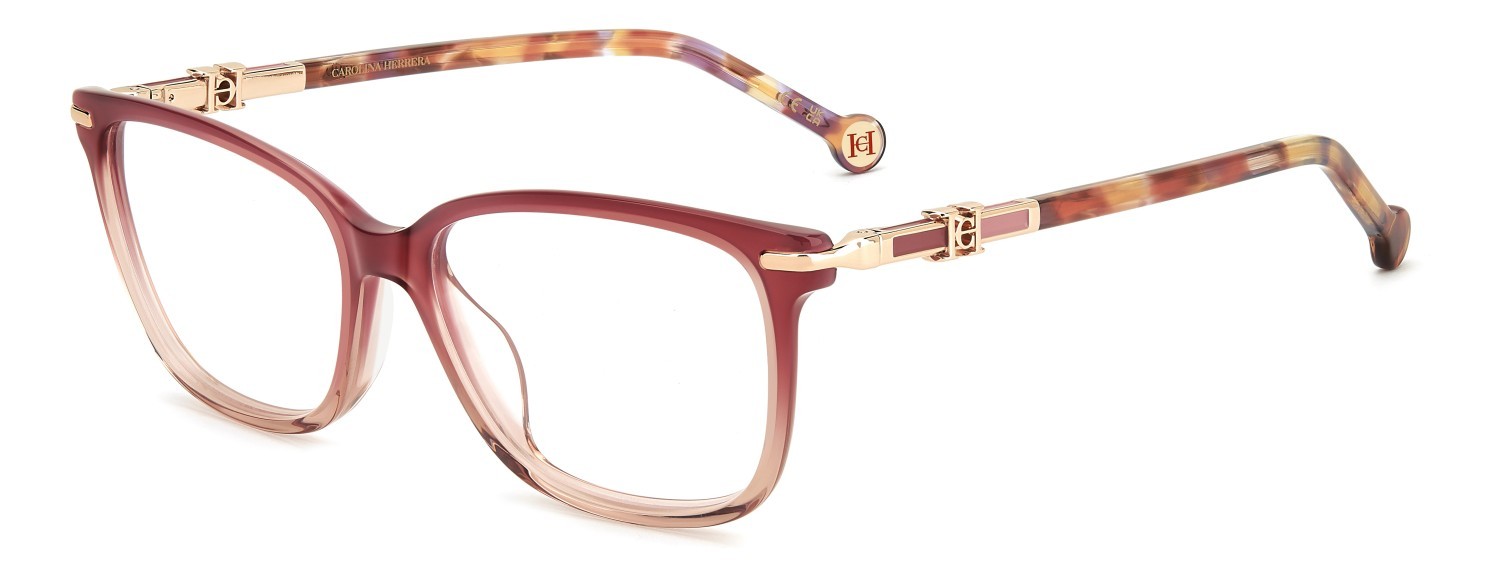 Occhiali da vista Carolina Herrera Her 0381/G 111817 8CQ colore cherry forma rettangolare 