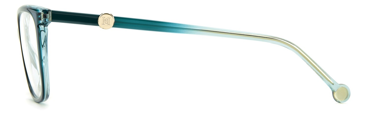 Occhiali da vista Carolina Herrera Her 0387 111839 601 colore green teal forma cat eye 