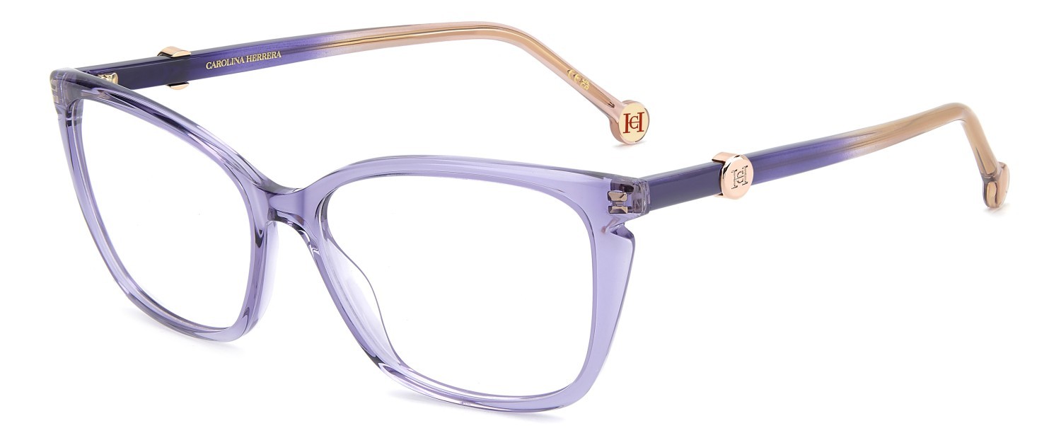Occhiali da vista Carolina Herrera Her 0387 111839 789 colore lilac forma cat eye 