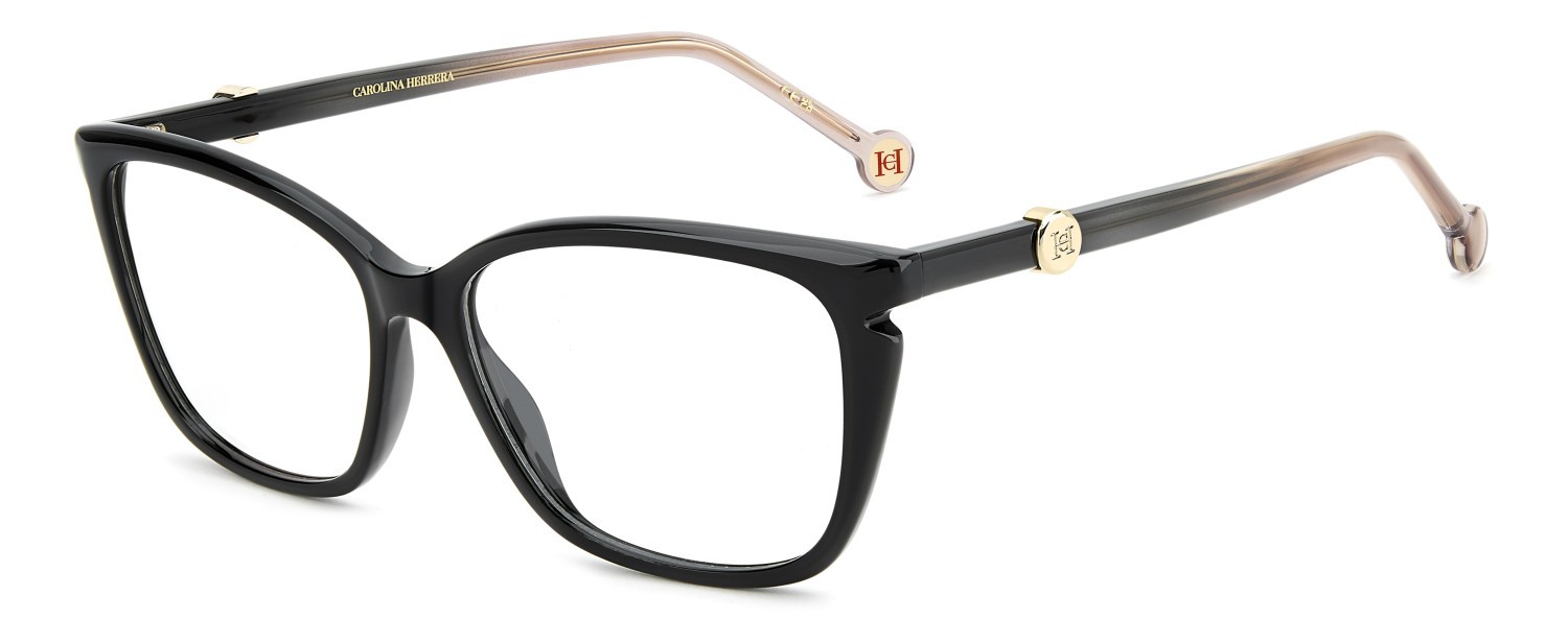 Occhiali da vista Carolina Herrera Her 0387 111839 807 colore black forma cat eye 