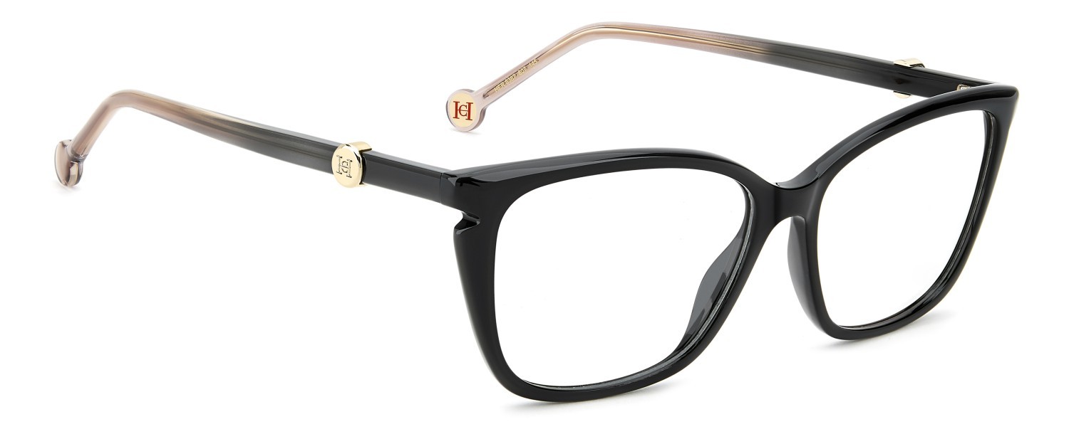 Occhiali da vista Carolina Herrera Her 0387 111839 807 colore black forma cat eye 