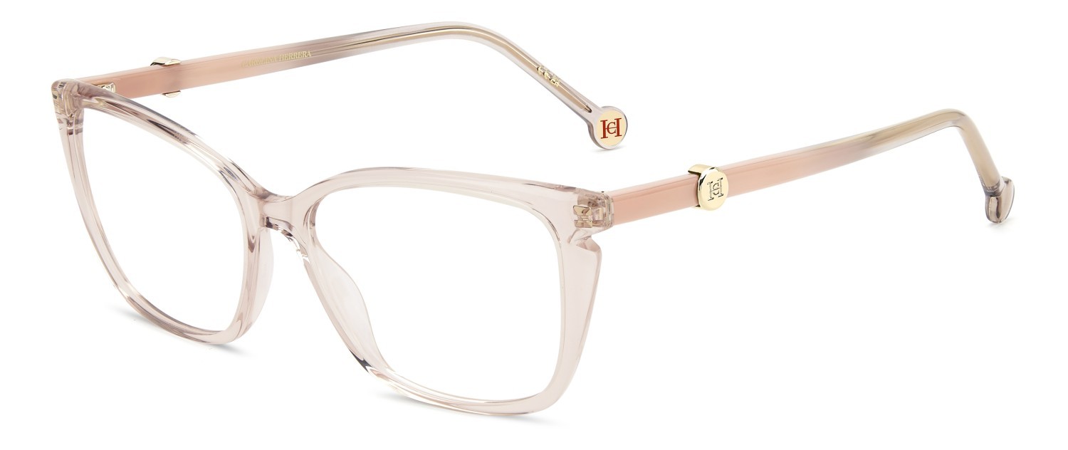 Occhiali da vista Carolina Herrera Her 0387 111839 FWM colore nude forma cat eye 