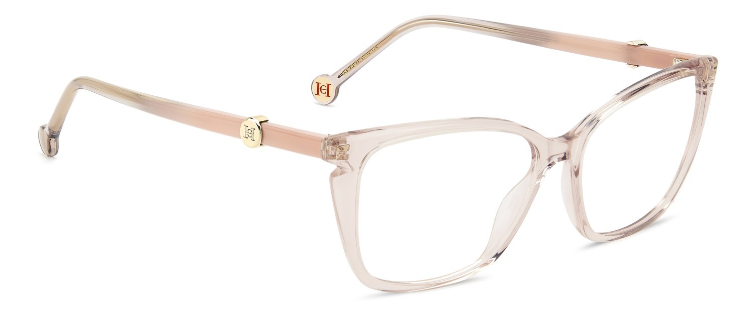 Occhiali da vista Carolina Herrera Her 0387 111839 FWM colore nude forma cat eye 