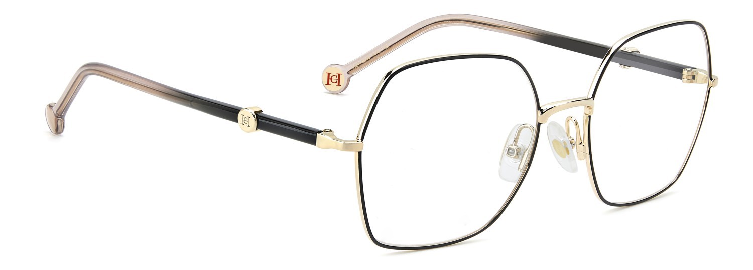 Occhiali da vista Carolina Herrera Her 0389 111840 RHL colore gold black 2 forma quadrato 