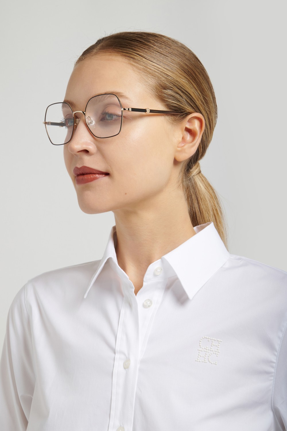 Occhiali da vista Carolina Herrera Her 0389 111840 RHL colore gold black 2 forma quadrato 