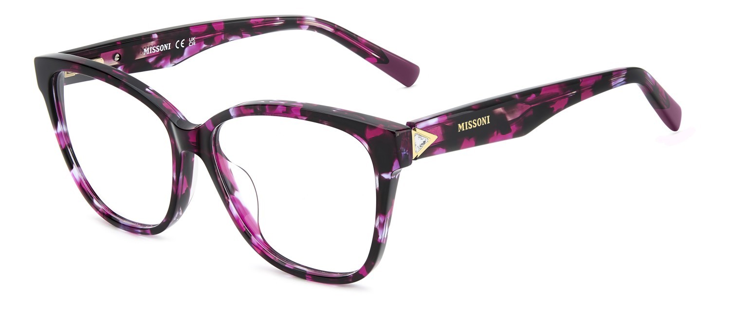 Occhiali da vista Missoni Mis 0279/G 111845 C4B colore havana fuchsia forma cat eye 