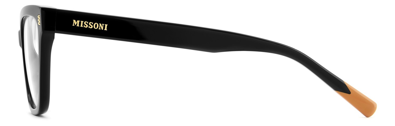 Eyeglasses Missoni Mis 0282 111847 807 color black shape cat eye 