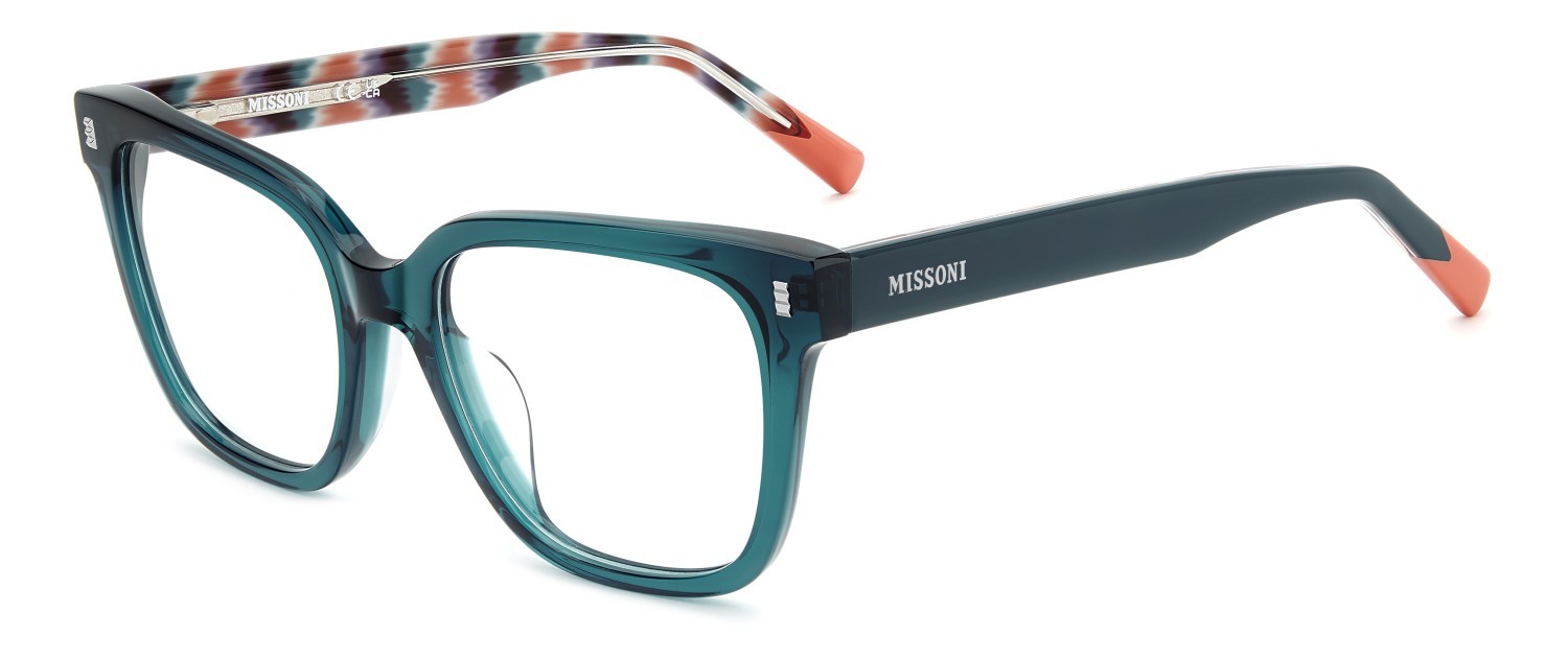 Occhiali da vista Missoni Mis 0283/G 111848 ZI9 colore teal forma quadrato 