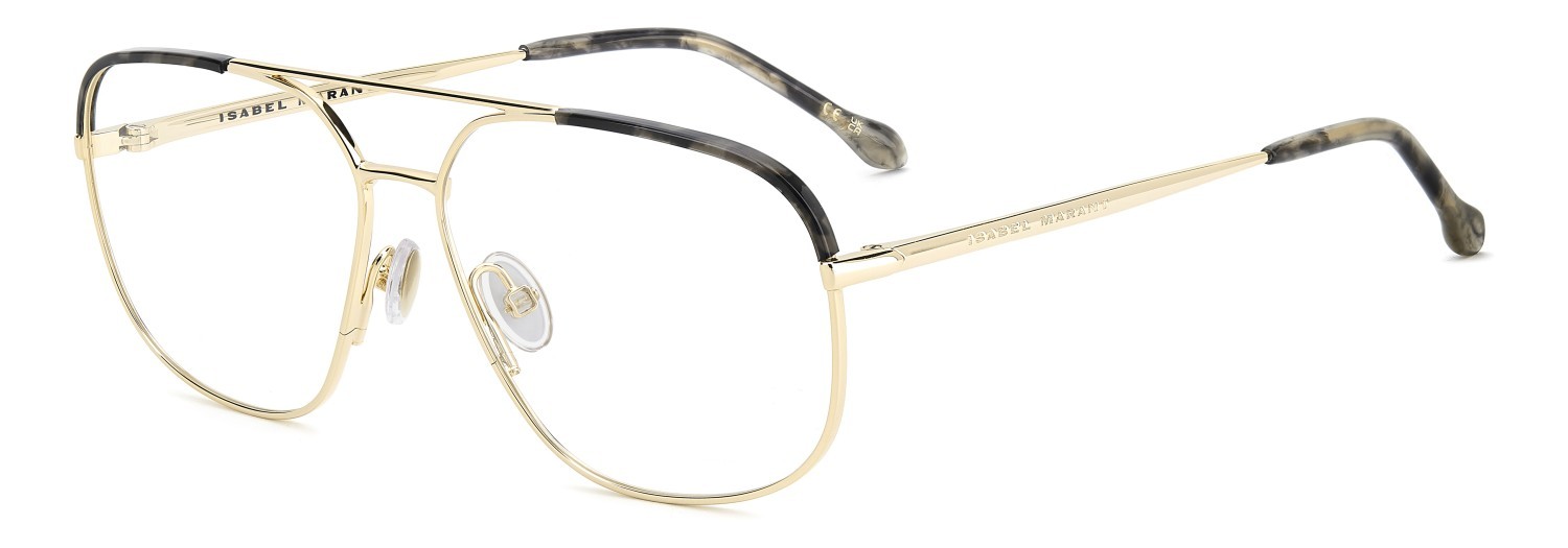 Eyeglasses Isabel Marant Im 0262 111849 83Q color grey havana gold shape aviator 