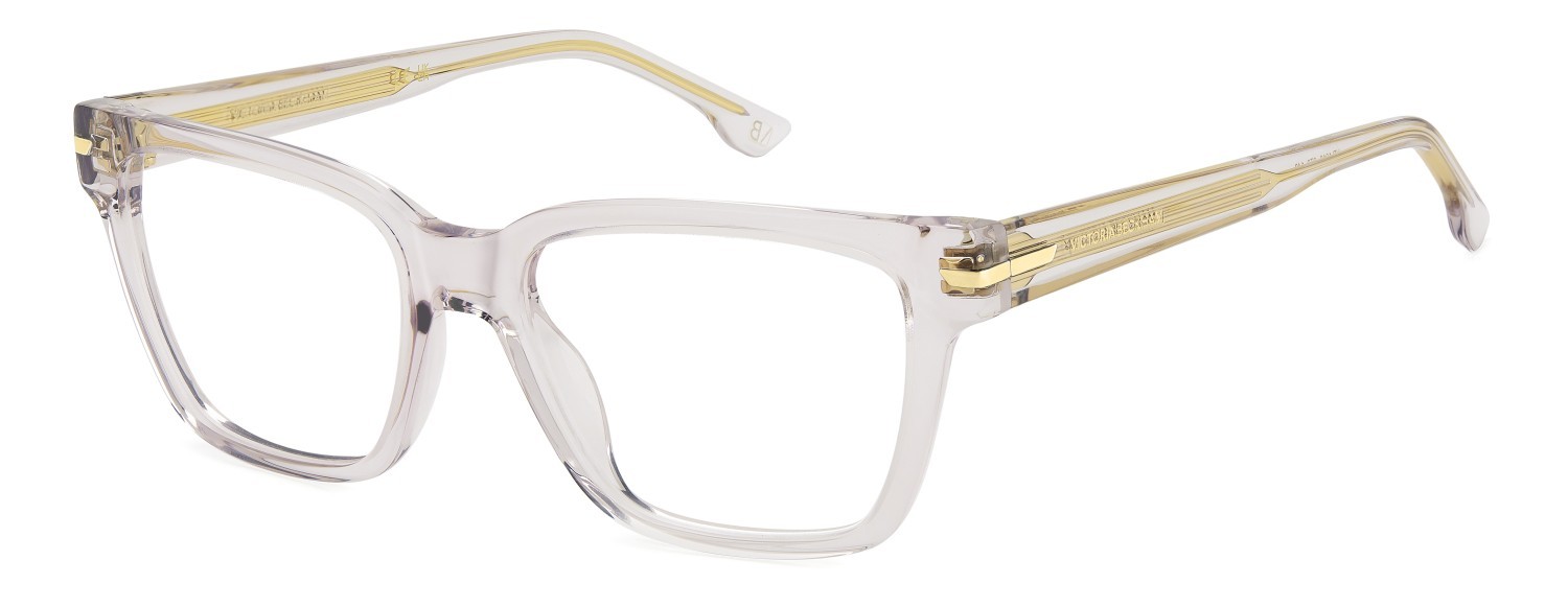 Eyeglasses Victoria Beckham Vb 1010 111856 2T3 color crystal beige shape square 